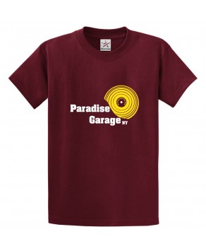 Paradise Garage NY Classic Unisex Kids and Adults T-Shirt for Pop Music Lovers